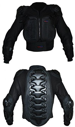 Protectwear Protektorenhemd, Protektorenjacke Kinder für Motocross, Ski, Snowboard, Schwarz, S
