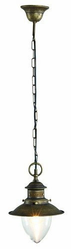 arterameferro Lanterna Lampada a sospensione in ottone brunito stile Nautico Marina 20 cm