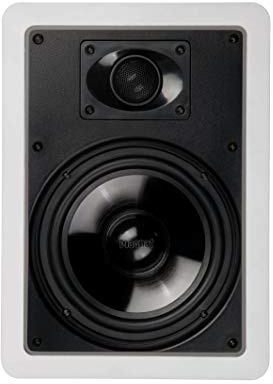 Magnat Interior IWP 62 | Wandeinbaulautsprecher | schwenkbarer 25mm Hochtöner | Installation im Handumdrehen | max. 120 Watt | 1 Stück - weiß