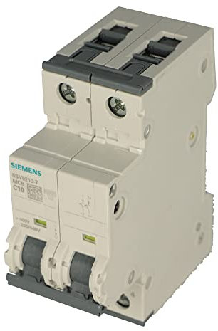 Siemens 5sy5 – Leitungsschutzschalter 70 10 kA curva-c 2 polig 10 A