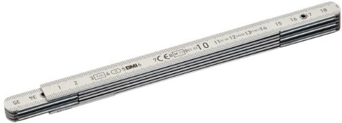 BMI 96153121 (Aluminiumgliedermaßstab silberfarben, 1 m, Gliederstärke 1.4 mm) 961100044W