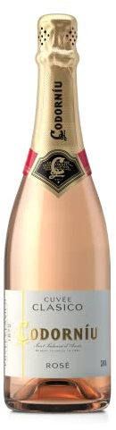 Codorniu Clasico Rose Brut Cava Sparkling Wine 75cl(Packaging may vary)
