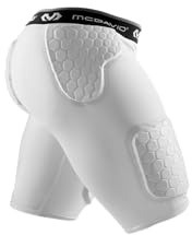 McDavid Unisex Thudd Schutzhose, Weiß, S EU