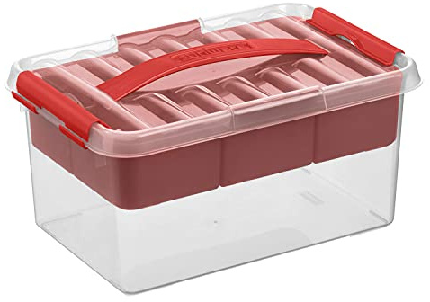 Sunware Q-Line Multi-Aufbewahrungsbox, Einheitsgröße, Sunware_79200405, Rot