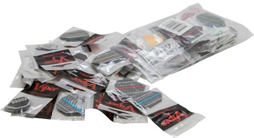 Viper Assorted Dimplex Dart Flights: 50 Sets of Mixed (Standard and Slim) Flights, 150 Pieces