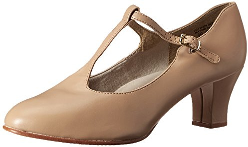Capezio Jr. Footlight T-Strap Caramel Dance Shoe - 9 M US