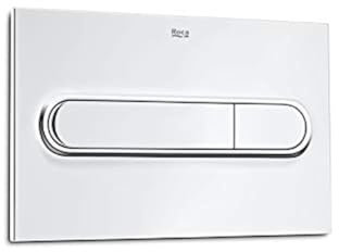 Roca in-Wall A890095001 – PL1 Dual Drive Plate, Glossy Chrome