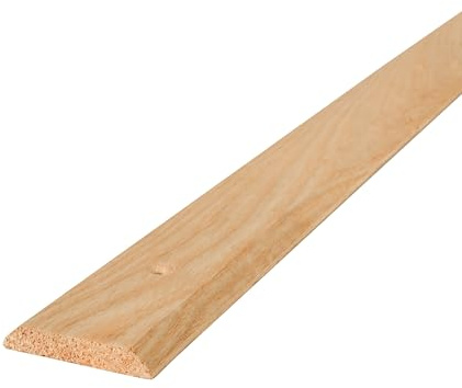 MD Building Products 11908 M-D flache Türschwelle, 5,4 cm B x 91,4 cm L x 9,4 cm H, Hellbraun/Eiche, Natürlich, 2-1/2 x 3/8