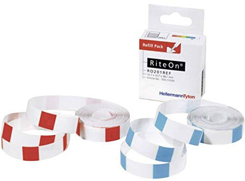 HellermannTyton 550-11401 RO202REF-1401-WH Kabel-Etikett RiteOn 12.70 x 19.10 mm