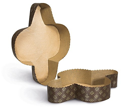 Guardini Einweg-Formen, 3 Taubenformen, 19,6 x 27,5 cm, max. Menge: 500 g, Backpapier, Farbe: Beige