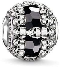 THOMAS SABO Unisex Bead Totenkopf Karma Beads 925 Sterling Silber K0241-698-11