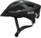 ABUS Stadthelm Aduro 2.0 - Allround-Fahrradhelm mit Licht - in sportivem Design für den Stadtverkehr - für Damen und Herren - Schwarz mit Streifen, Größe L