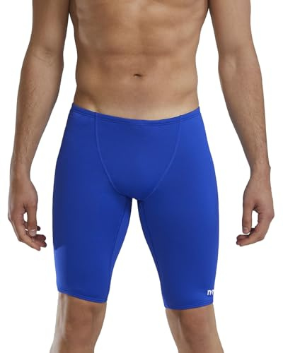TYR Costume Jammer in Tessuto Anti Cloro Durafast One Jammer Uomo in Tinta Unita per Allenamento, Uomo, Royal, 30