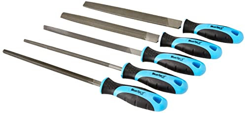 Blue Spot 22654 File Set with Double Colour Handle (5 Pieces)