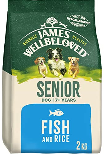 James Wellbeloved Crocchette per cani senior Pesce e riso