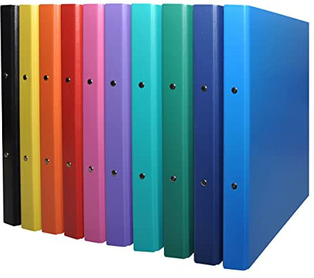 Ring Binder DONAU, PP, A4/2R/20mm, assorted colours