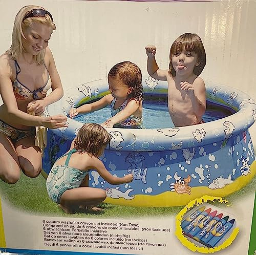 Bestway Piscina para Colorear 120x38cm