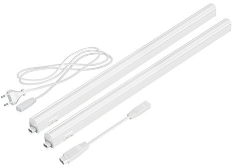 parlat LED Unterbau-Leuchten Rigel, je 57,3cm, je 790lm, warm-weiß, 2er Set