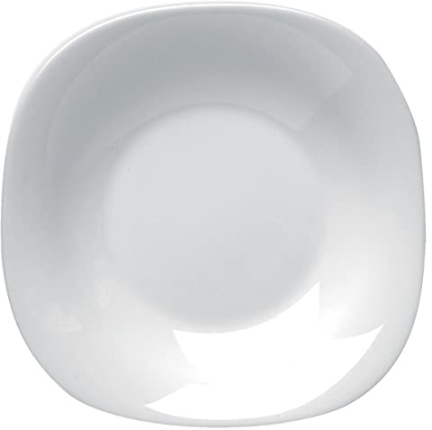 Assiette Parma Fond 23 x 23 Bormioli Blanc