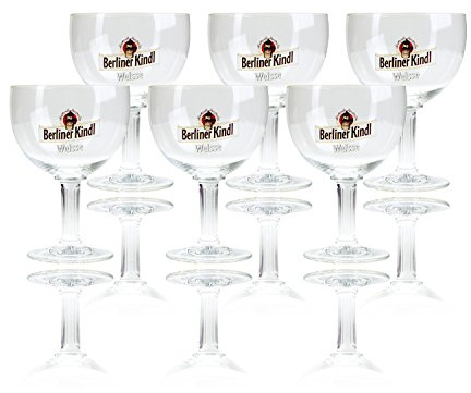 Berliner Kindl Weisse Pokalglas 0,3l (6er Karton)