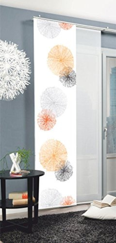 Home Fashion 87999-775 Panneau Japonais Polyester H:245 x W: 60 cm - ORANGE