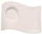 Villeroy & Boch NewWave Caffè Large Party Plate Saucer, 22 x 17 cm, Premium Porcelain, White
