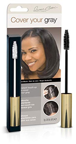Irene Gari Instant Touch Up To Cover Your Gray Brush In Hair Mascara (Jet Black) 7 grams