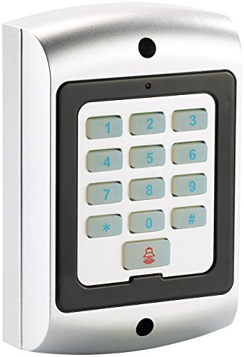 VisorTech Alarmanlage Dummy: Spritzwassergeschützte Alarmanlagen-Tastatur-Attrappe, IP44 (Fake Alarmanlage, Fake-Alarmanlage Haus, Codeschloss)