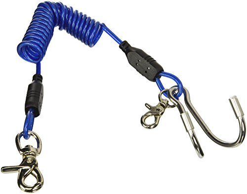 SEAC Clip mit Doppelhaken, Doppel-Riffhaken aus Edelstahl mit Karabiner