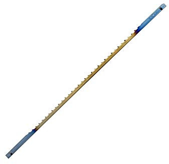 12 Stück Dekupiersägeblatt Standard mit Stift, Längsschnitt alle Maschinen 19 TPI