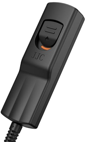 JJC Fernausloserkabel Kompatibel mit Canon R1 R3 R5II R5 1DX 5DIV 1DIV | R5C, 1D, 1DS, 1D II, 1D III, 1DX II, 1DX III, D2000, D30, Ersetzt RS-80N3, TC-80N3 Fernbedienung