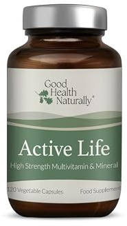 Active Life Capsules - Multivitamin Supplement for Kids and Adults | 180 Vegan Tablets - Good Health Naturally