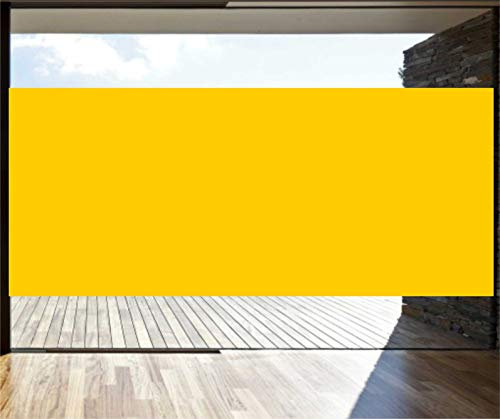 INDIGOS UG Fensterfolie Sonnenschutzfolie Fenster innen & außen - Sichtschutzfolie - Fenster - Sichtschutzfolie - 50 cm Höhe Gold matt - 5m Rolle - Autofolie - Wandschutzfolie Küche Fließen Bad