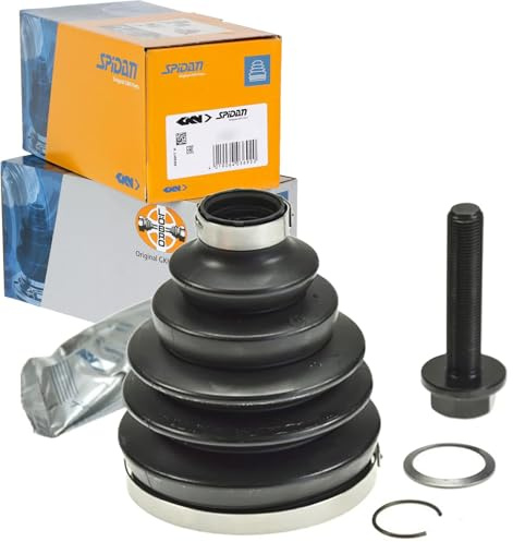 Achsmanschettensatz Antriebswelle SPIDAN u.a. passend für AUDI A4 SEAT EXEO | Kompatibel mit: AUDI A4 B6, A4 B6 Avant, A4 B6 Cabriolet, A4 B7, A4 B7 Avant, A4 B7 Cabriolet, A4 B8, SEAT EXEO, EXEO ST