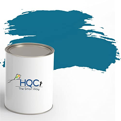 HQC Anti-Mould Paint | Stain Block | Waterproof Sealant | Mould Proof Membrane for Bathroom | Block Wall Paint 1L Marina Blue Matt Finish