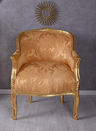 Palazzo Fauteuil baroque - Fauteuil bergère - Doré