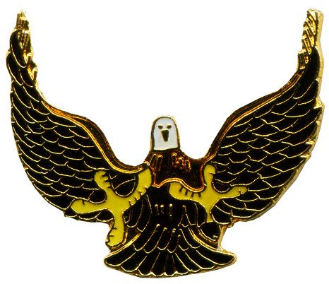 hegibaer Adler Eagle Greifvogel Badge Metall Button Nadel Pin Anstecker 0665