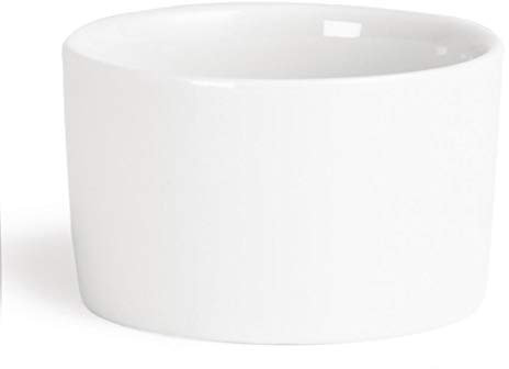 Olympia Whiteware Contemporary Ramekins 70mm Porcelain Dishes Bakeware 12pc