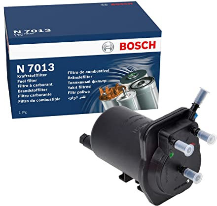 Bosch N0000 Filtre à Carburant Diesel - Sépare les Particules du Carburant - Protège le Système d'Injection