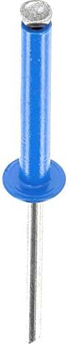 Restagraf Rivetto sbocciato in sacchetto per targa di immatricolazione, 15-20 mm di spessore, 26 mm di lunghezza, blu, confezione da 39