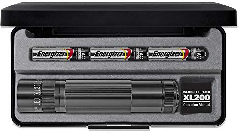 Maglite Men's XL200 LED Presentation Box Flashlight-Grey