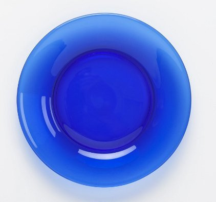 Mosser Glass 8 Cobalt Blue Salad Plate