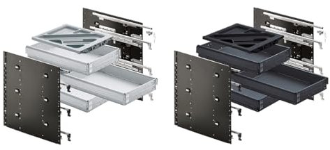 Schnellmontage Container-Set 404 x 530, Aluminium Optik_Artikel _ 9081712