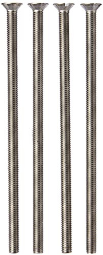 AHCA2 Stainless Steel Slotted Countersunk Machine Screws Bolts M5 5mm x 100mm (Pack of 4)