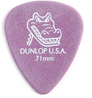 Dunlop Gator Grip, Purple, .71mm, 72/Bag