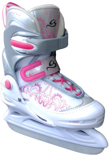 Cox Swain größenverstellbare Kinder Schlittschuhe Laura Gr. XS bis L, Colour: Light pink, Size: XS (26-29)