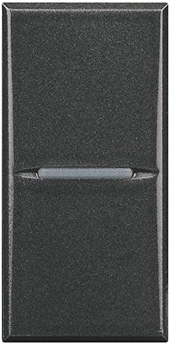 Conmutador cruce estrecho Axial Bticino Axolute HS4004 Antracita 1 modulo