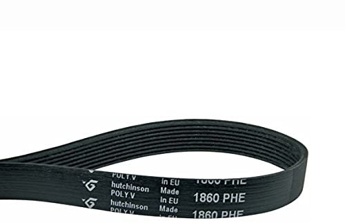 daniplus© Poly-V Riemen, Keilriemen, Keilrippenriemen, Rippenband 1860H8EL elastisch für Trockner wie Candy Hoover 90446634, Whirlpool 481281718153
