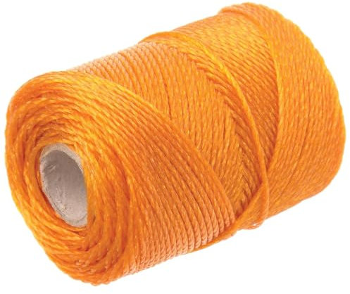 Faithfull FAI3250 Orange Poly Heavy-Duty Brick Line String 250M (820ft) Breaking Strength 27kg