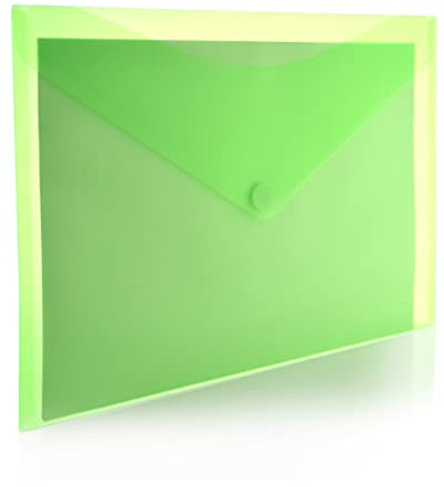 Packung mit 10 Umschlägen mit Klettverschluss, Größe A3, mit weicher Haptik und extra großem Klettverschluss, 100 % recycelbar Office Box